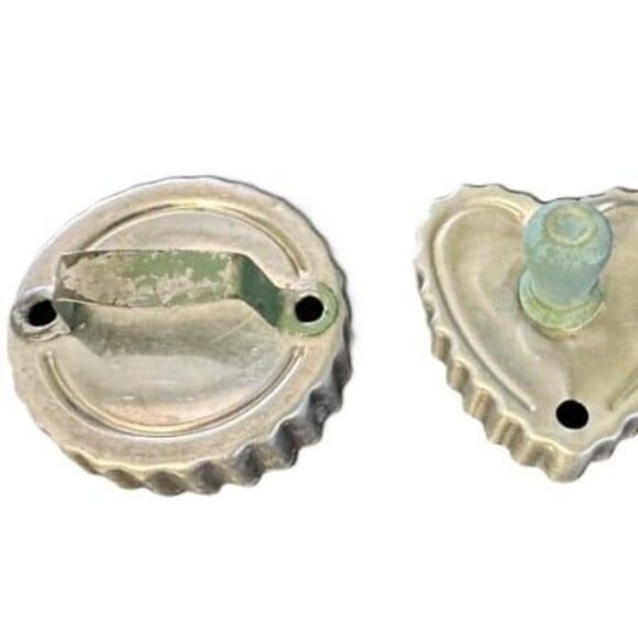 Vintage Lot Of 3 Biscuit/Cookie/Pastry Cutters